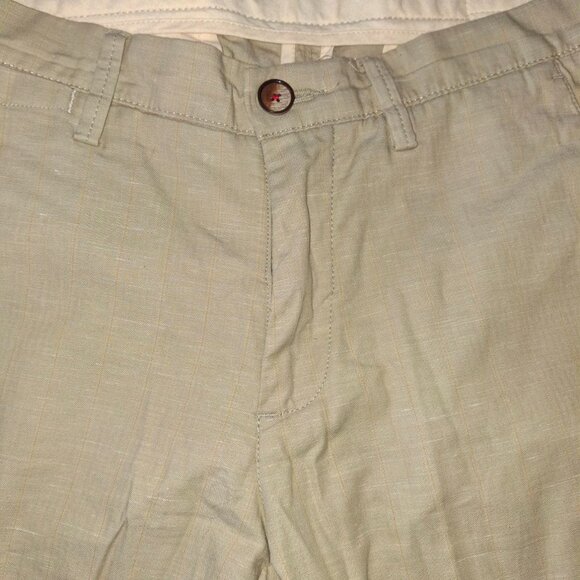 Louis Philippe Authentic Slim Fit Trousers - Light Beige - Men's, Size 32 - Picture 6 of 9